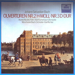 Johann Sebastian Bach / Aurèle Nicolet / Adolf Scherbaum / Münchener Bach-Orchester / Karl Richter Ouvertüren Nr.2 h-moll • Nr.3 D-dur Vinyl LP USED