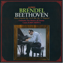 Ludwig van Beethoven / Alfred Brendel / Vienna Pro Musica Orchestra / Zubin Mehta Piano Concerto Nr. 5 In E Flat, Op. 73, "Emperor" Vinyl LP USED