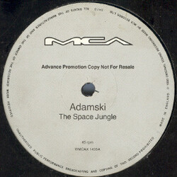 Adamski The Space Jungle USED VINYL 12INCH 45 RPM PROMO