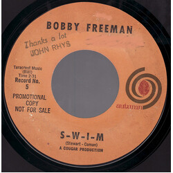 Bobby Freeman S-W-I-M USED VINYL 7INCH 45 RPM SINGLE PROMO STYRENE