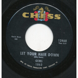 The Gems (2) Let Your Hair Down / One More Year USED VINYL 7INCH 45 RPM