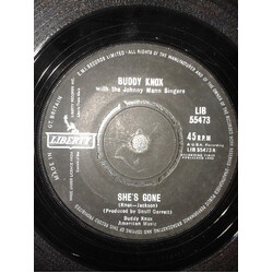 Buddy Knox / The Johnny Mann Singers She's Gone / Now There's Only Me USED VINYL 7INCH 45 RPM SINGLE
