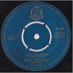 Jimmy Breedlove You're Following Me USED VINYL 7INCH 45 RPM SINGLE