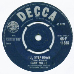 Garry Mills I'll Step Down USED VINYL 7INCH 45 RPM
