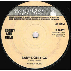 Sonny & Cher Baby Don't Go USED VINYL 7INCH 45 RPM SINGLE