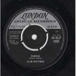 Slim Whitman Ramona USED VINYL 7INCH 45 RPM SINGLE
