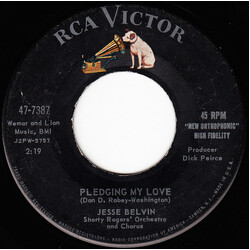 Jesse Belvin Pledging My Love / Funny USED VINYL 7INCH 45 RPM SINGLE