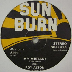 Roy Alton My Mistake / Please Don't Make Me Cry USED VINYL 12INCH 45 RPM