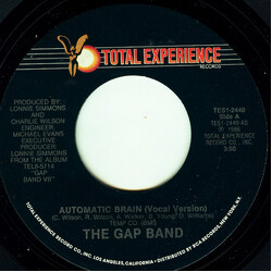 The Gap Band Automatic Brain USED VINYL 7INCH 45 RPM SINGLE STYRENE