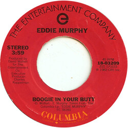 Eddie Murphy Boogie In Your Butt USED VINYL 7INCH 45 RPM SINGLE STYRENE STEREO