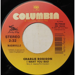 Charlie Robison I Want You Bad Vinyl 7" USED