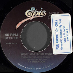Ty Herndon What Mattered Most USED VINYL 7INCH 45 RPM