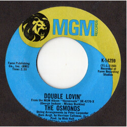 The Osmonds Double Lovin' USED VINYL 7INCH 45 RPM SINGLE