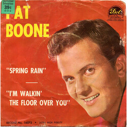 Pat Boone Spring Rain USED VINYL 7INCH SINGLE 45 RPM