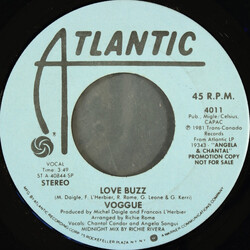 Voggue Love Buzz USED VINYL 7INCH 45 RPM SINGLE PROMO STEREO MONO
