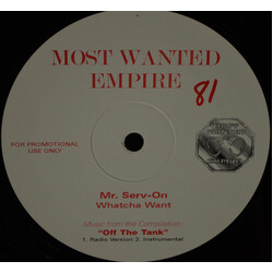 Mr. Serv-On Whatcha Want USED VINYL 12INCH SINGLE MISPRESS PROMO