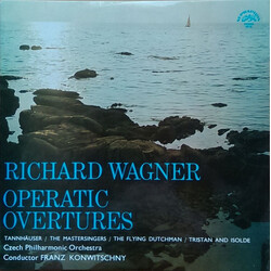 Richard Wagner / The Czech Philharmonic Orchestra / Franz Konwitschny Operatic Overtures Vinyl LP USED