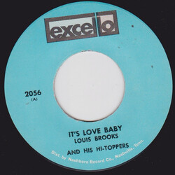 Louis Brooks And His Hi-Toppers It's Love Baby / Chicken Shuffle USED VINYL 7INCH 45 RPM SINGLE REISSUE