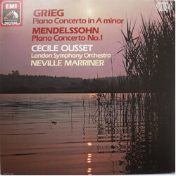 Edvard Grieg / Felix Mendelssohn-Bartholdy / Cécile Ousset / The London Symphony Orchestra / Sir Neville Marriner Piano Concerto In A Minor / Piano Co