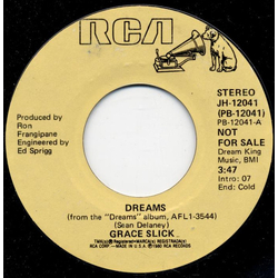 Grace Slick Dreams Vinyl 7" USED