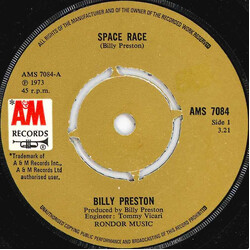 Billy Preston Space Race USED VINYL 7INCH 45 RPM SINGLE