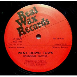 Desmond Davies Went Down Town USED VINYL 12INCH