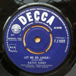 Kathy Kirby Let Me Go, Lover USED VINYL 7INCH 45 RPM SINGLE