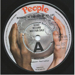 Westside (7) Running In And Out Of My Life USED VINYL 7INCH 45 RPM SINGLE PROMO