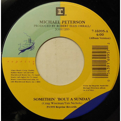 Michael Peterson Somethin' 'Bout A Sunday Vinyl 7" USED