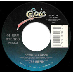 Joe Diffie Down In A Ditch Vinyl 7" USED