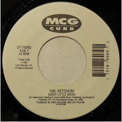 Hal Ketchum Every Little Word USED VINYL 7INCH 45 RPM SINGLE