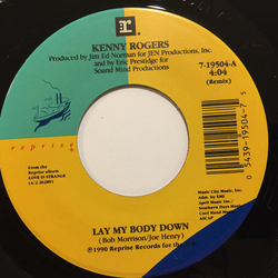 Kenny Rogers Lay My Body Down / Crazy In Love Vinyl 7" USED