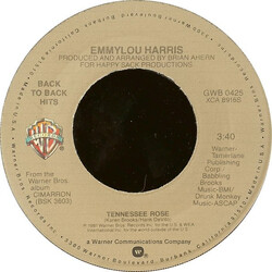 Emmylou Harris Tennessee Rose / Mister Sandman Vinyl 7" USED