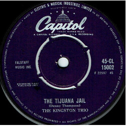 Kingston Trio The Tijuana Jail USED VINYL 7INCH SINGLE