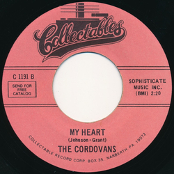 Cordovans Come On Baby Vinyl 7" USED