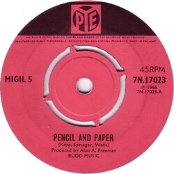 Migil Five Pencil And Paper USED VINYL 7INCH 45 RPM SINGLE