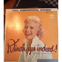Dinah Shore Dinah, Yes Indeed! Vinyl LP USED