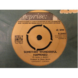 Keely Smith Somethin' Wonderful Happened / Have You Ever Been Lonely USED VINYL 7INCH 45 RPM SINGLE