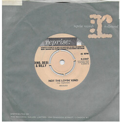 Dino, Desi & Billy Not The Lovin' Kind / Chimes Of Freedom USED VINYL 7INCH 45 RPM SINGLE