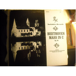 Ludwig van Beethoven / Soloists, Dresden Cathedral Choir & Orchestra / Dr. Kurt Bauer Mass In C, Op. 86 Vinyl LP USED