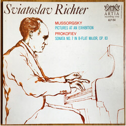 Sviatoslav Richter / Modest Mussorgsky / Sergei Prokofiev Pictures At An Exhibition · Sonata No. 7 In B-Flat Major, Op. 83 Vinyl LP USED