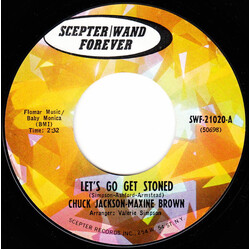 Chuck Jackson / Maxine Brown Let's Go Get Stoned USED VINYL 7INCH 45 RPM SINGLE STYRENE