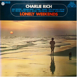 Charlie Rich Lonely Weekends Vinyl LP USED