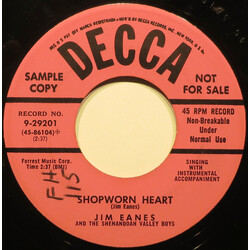 Jim Eanes & The Shenandoah Valley Boys Just Suppose USED VINYL 7INCH 45 RPM PROMO