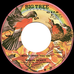 Wilson Pickett Who Turned You On / Dance You Down USED VINYL 7INCH 45 RPM