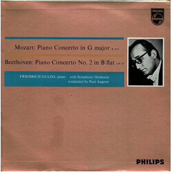 Wolfgang Amadeus Mozart / Ludwig van Beethoven / Friedrich Gulda / Paul Angerer Piano Concerto In G Major / Piano Concerto No. 2 In B Flat Vinyl LP US