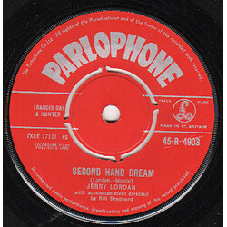 Jerry Lordan Second Hand Dream USED VINYL 7INCH SINGLE 45 RPM