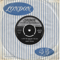 Bobby Vinton / Chuck & Johnny I Love You The Way You Are / You Are My Girl USED VINYL 7INCH 45 RPM SINGLE