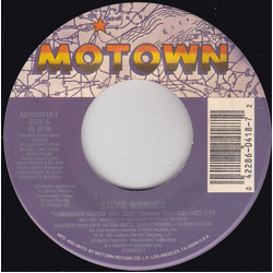 Stevie Wonder Tomorrow Robins Will Sing Vinyl 7" USED