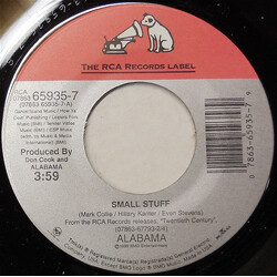 Alabama Small Stuff USED VINYL 7INCH 45 RPM SINGLE